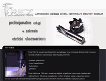 Tablet Screenshot of frez.com.pl